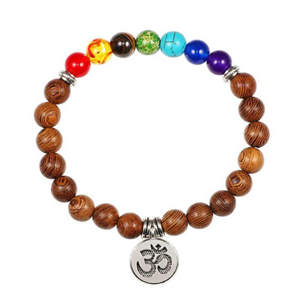 7 Chakra Agarwood Bracelet
